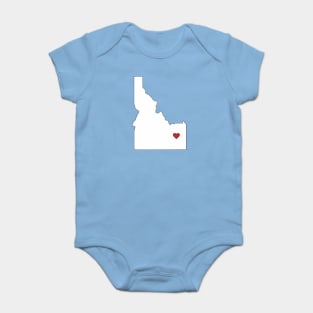 Idaho Loves Idaho Falls/Pocatello/Rexburg Baby Bodysuit